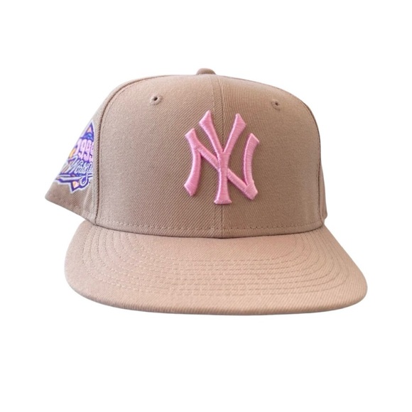 Tan and Pink Logo Women's Cap - Picture 1 of 1
